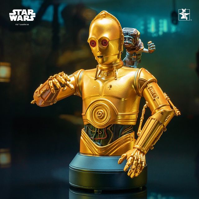 Gentle Giant Star Wars C-3PO & Babu Frik Bust